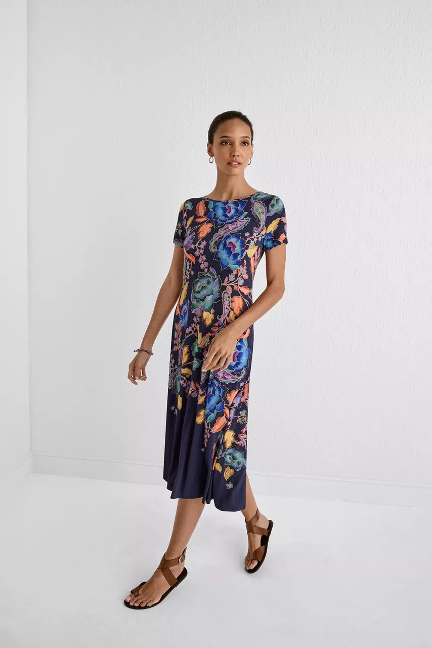 THE JANIE FAVORITE BOATNECK CAP SLEEVE DRESS