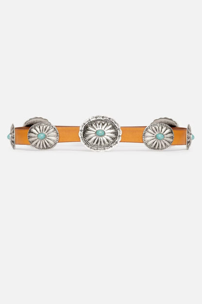 PETALO ITALIAN LEATHER CONCH BELT