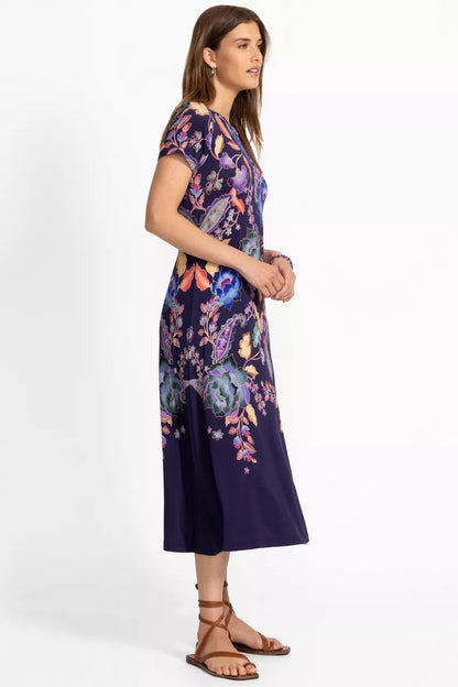 THE JANIE FAVORITE BOATNECK CAP SLEEVE DRESS