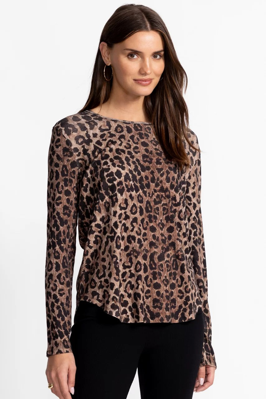 BEE ACTIVE RIBBED LONG SLEEVE TEE