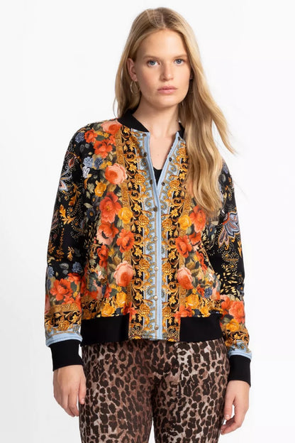 FRENCH TERRY BOMBER JACKET