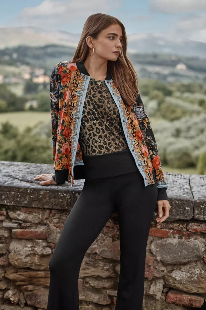 FRENCH TERRY BOMBER JACKET