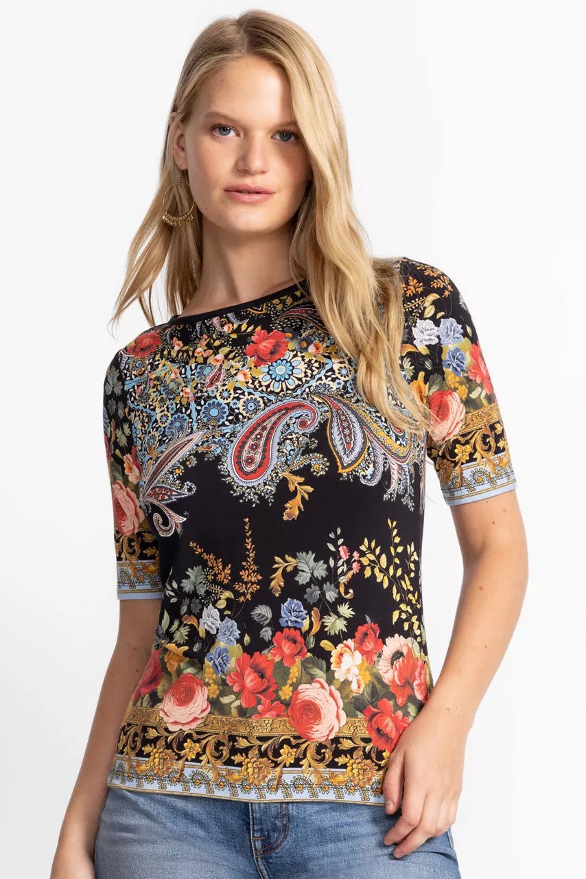 THE JANIE FAVORITE BOAT NECK TEE
