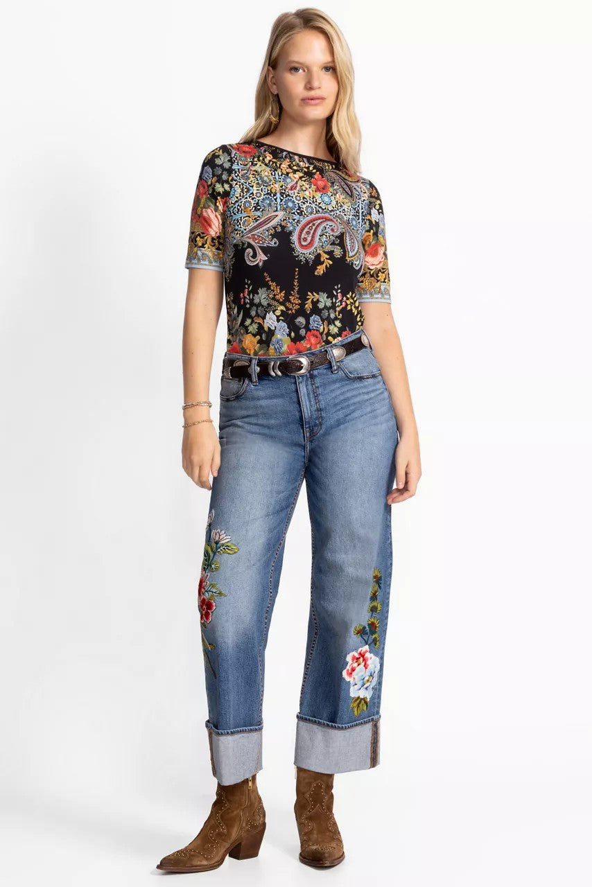 THE JANIE FAVORITE BOAT NECK TEE