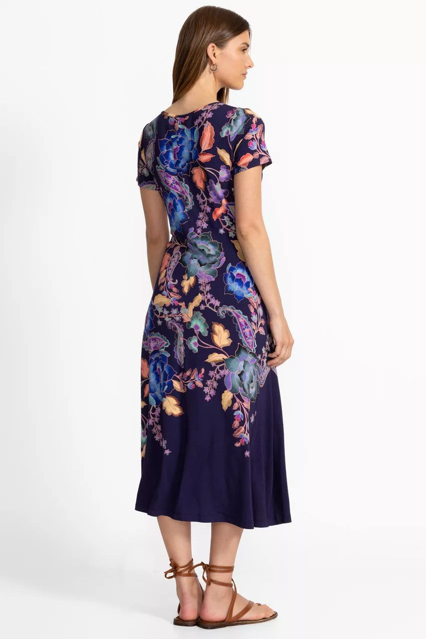 THE JANIE FAVORITE BOATNECK CAP SLEEVE DRESS