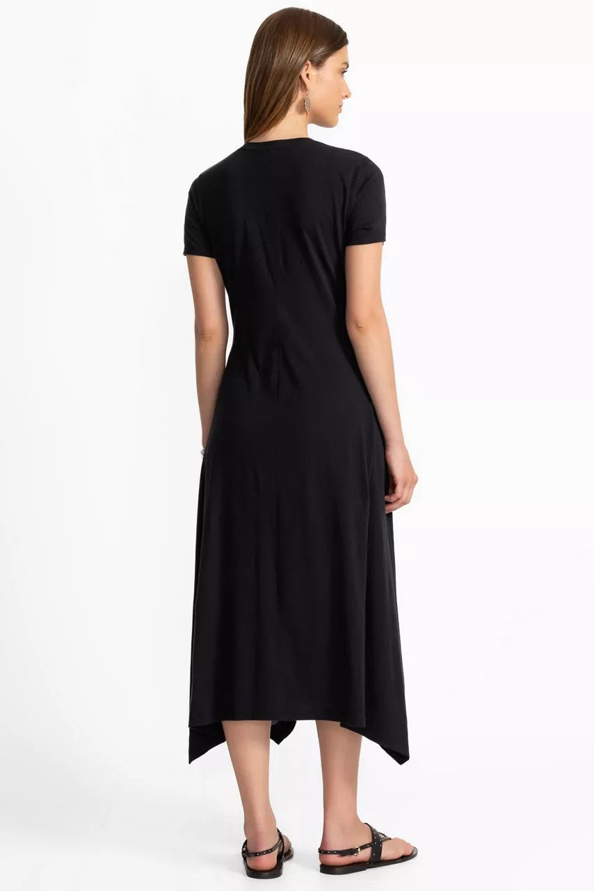 HANDKERCHIEF HEM KNIT DRESS