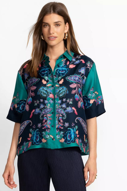 CLAUDINE BUTTON DOWN SHIRT