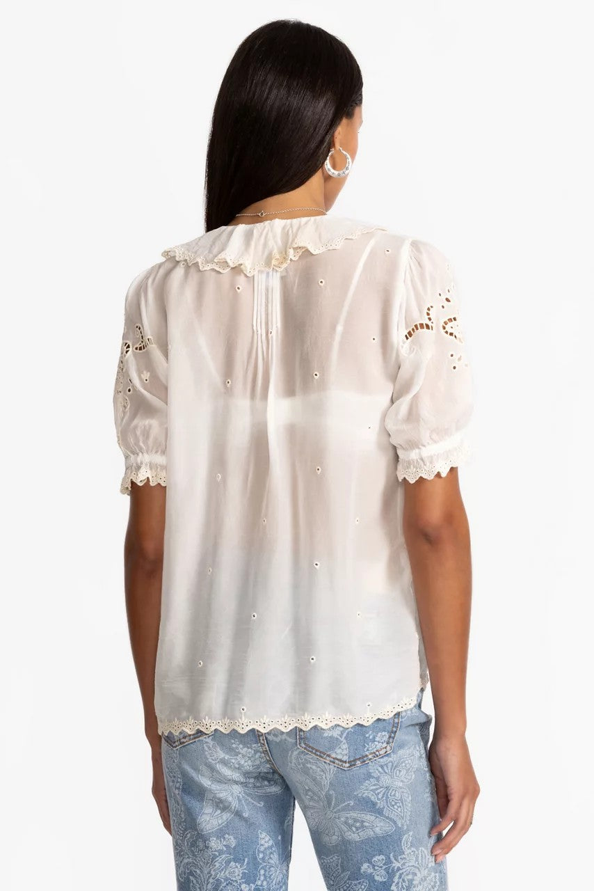 ANETTE RUFFLE BLOUSE