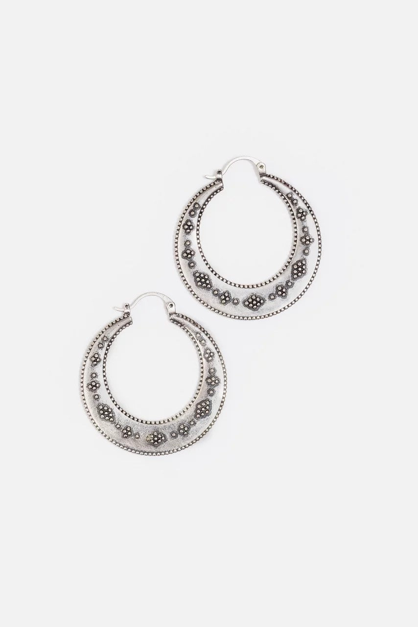 BYZANTINE HOOP EARRINGS