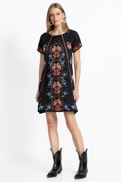 RAGLAN SEAMED DRESS