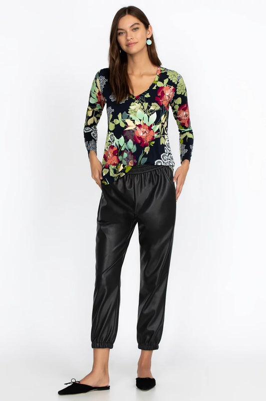 Vegan Leather Jogger