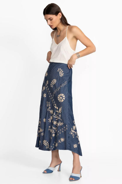 BIAS MAXI SKIRT