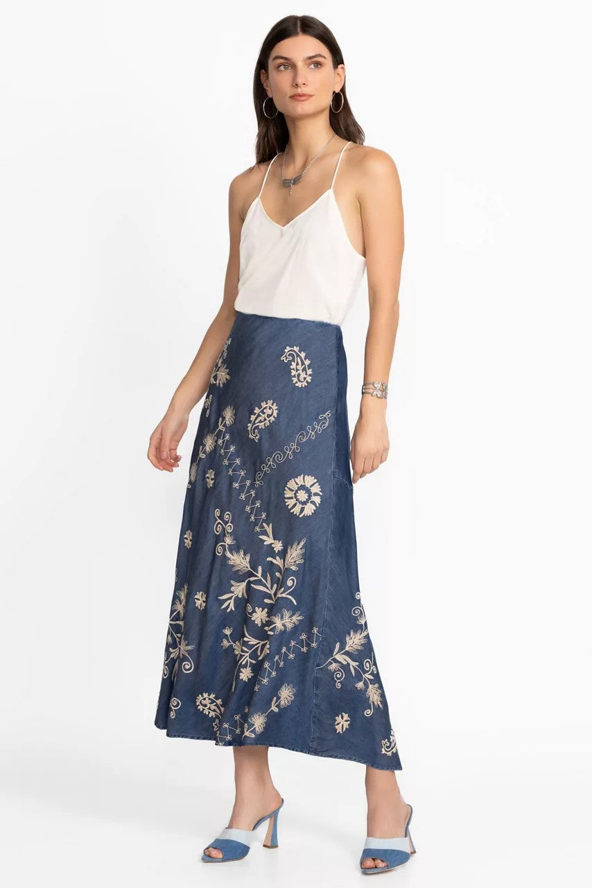 BIAS MAXI SKIRT