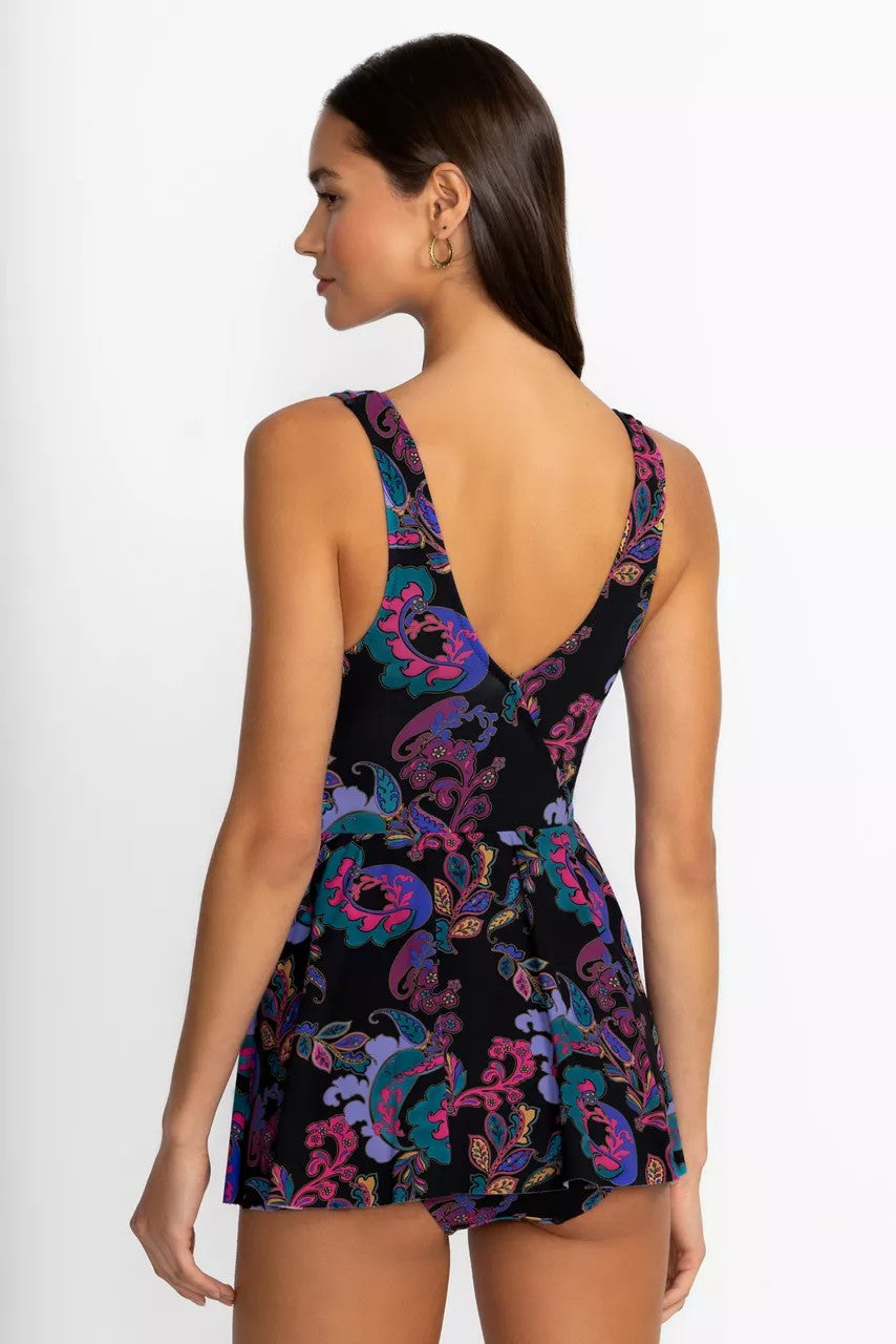 FATIMA WRAP SKIRTED ONE PIECE