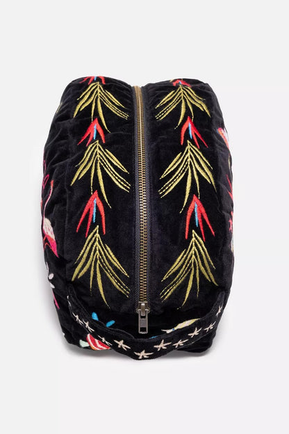 FLORIDA COTTON VELVET MAKEUP BAG