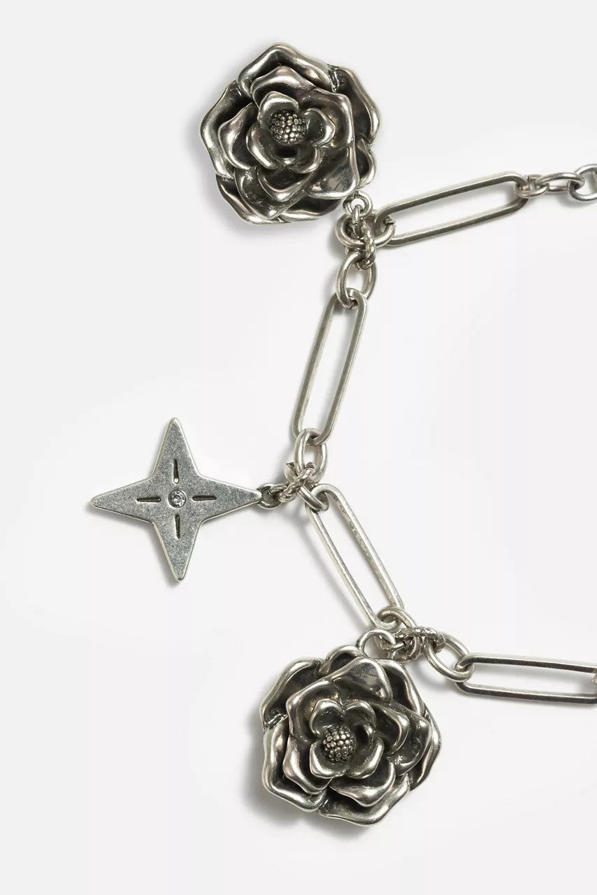 WESTERN ROSE CHARM BRACELET