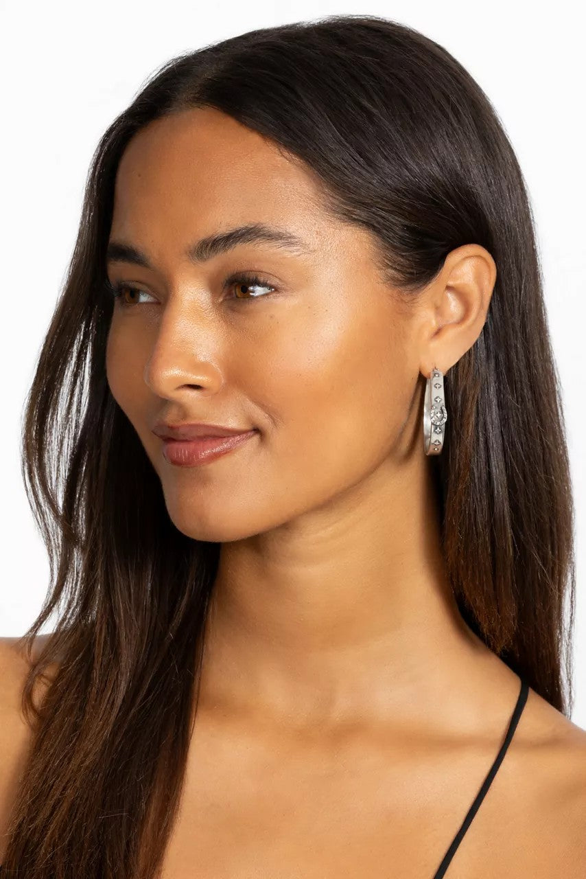 WESTERN HORSESHOE HOOP EARRINGS
