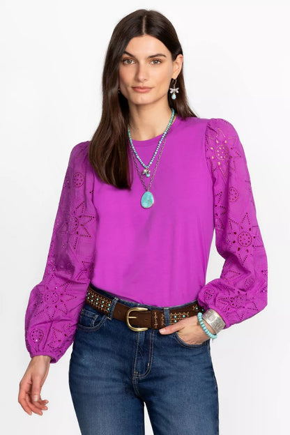 NORA LONG SLEEVE EASY TEE