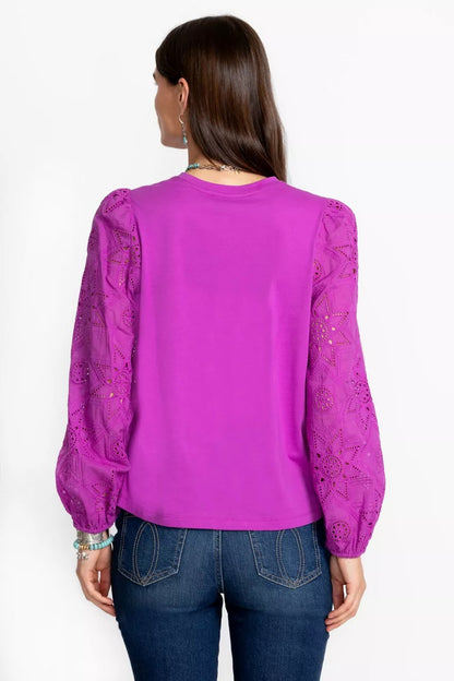 NORA LONG SLEEVE EASY TEE