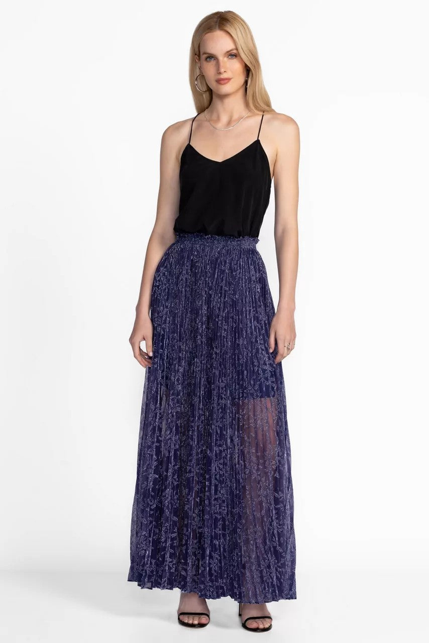 MONTEE PLEATED MAXI SKIRT