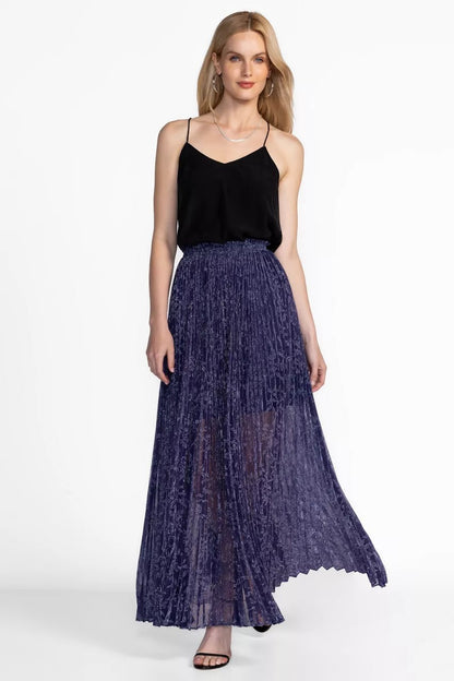 MONTEE PLEATED MAXI SKIRT